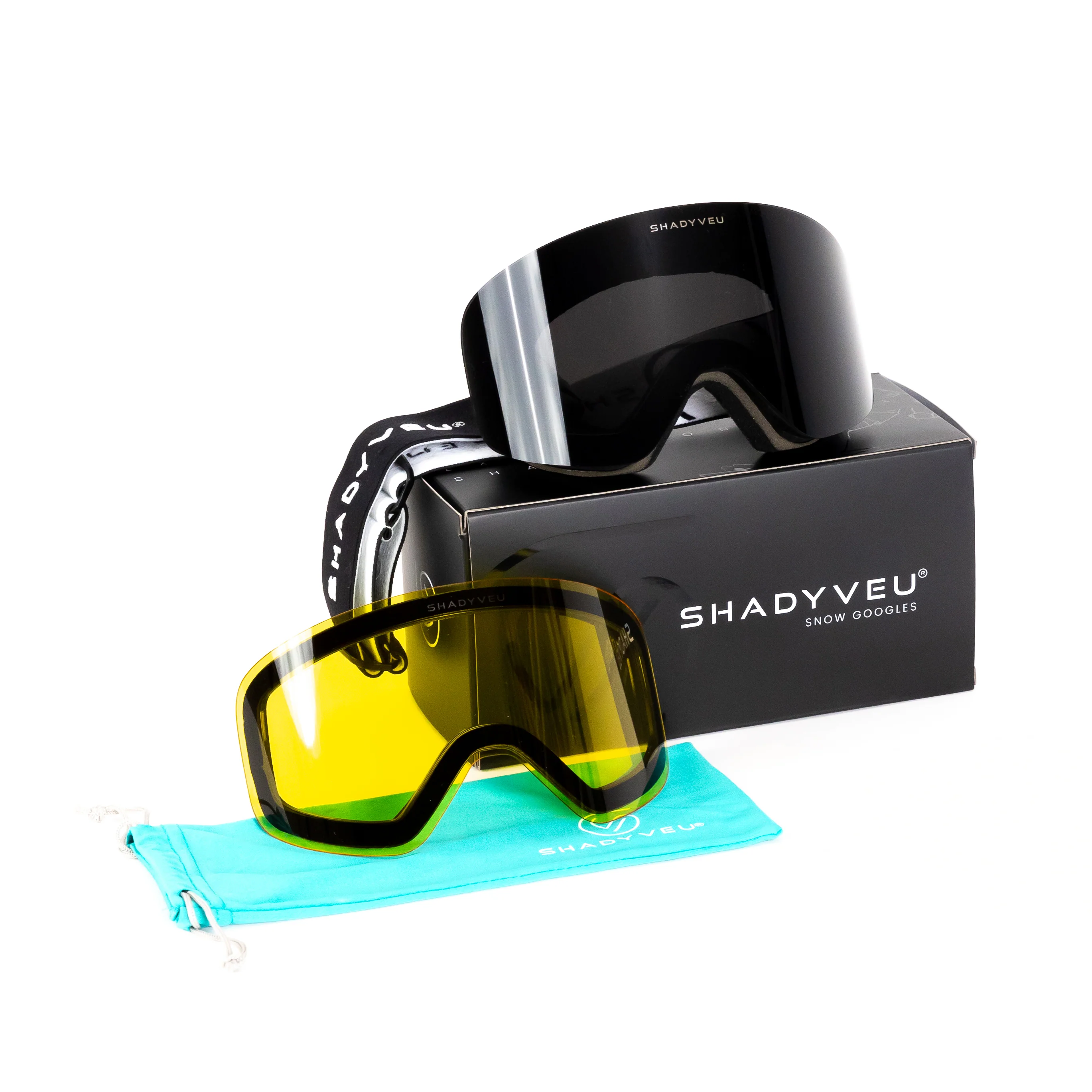 Nova Black Breeze Ski Snowboard Winter Sports Goggles - Image 3
