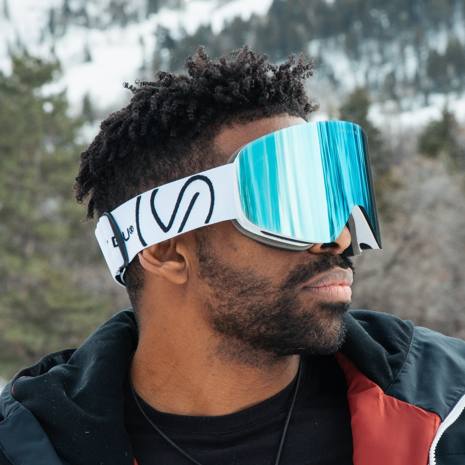 Nova Blue Blizzard Ski Snowboard Winter Sports Goggles - Image 11