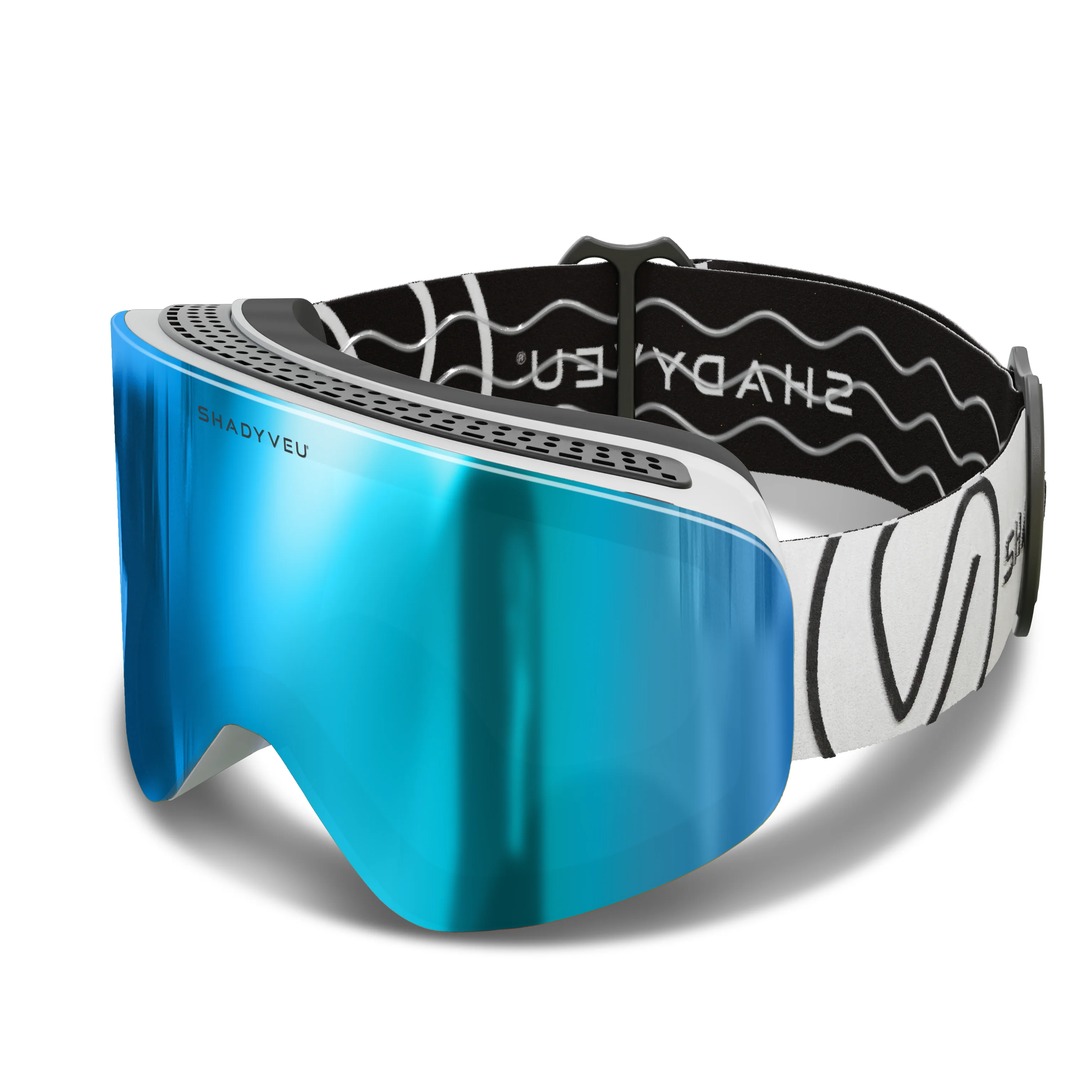 Nova Blue Blizzard Ski Snowboard Winter Sports Goggles - Image 5