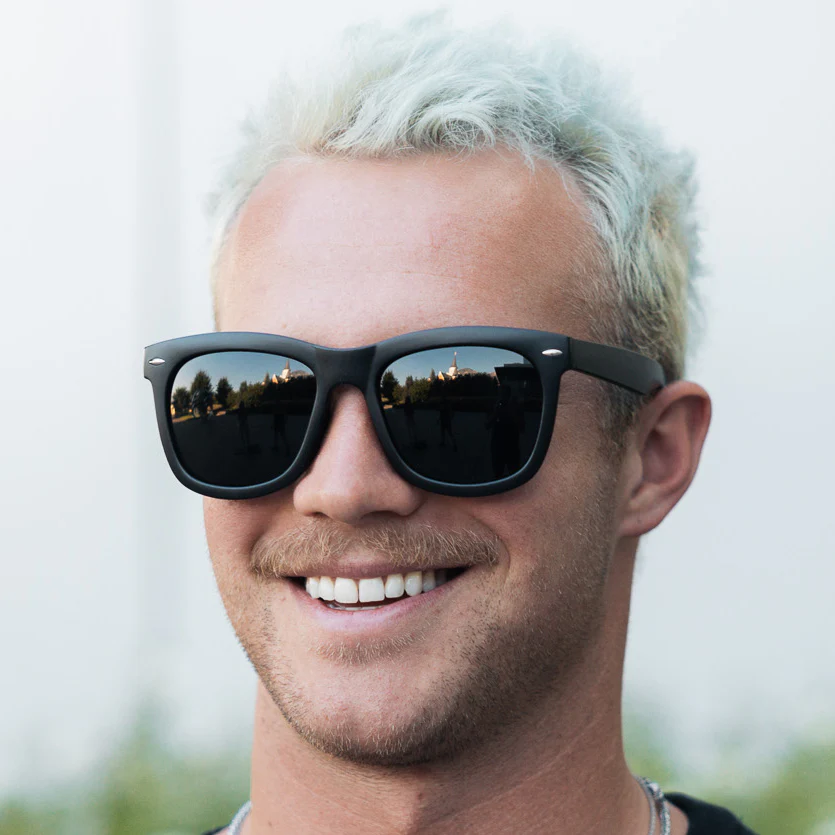 DANI Super Dark 80's Round Sunglasses - Image 8