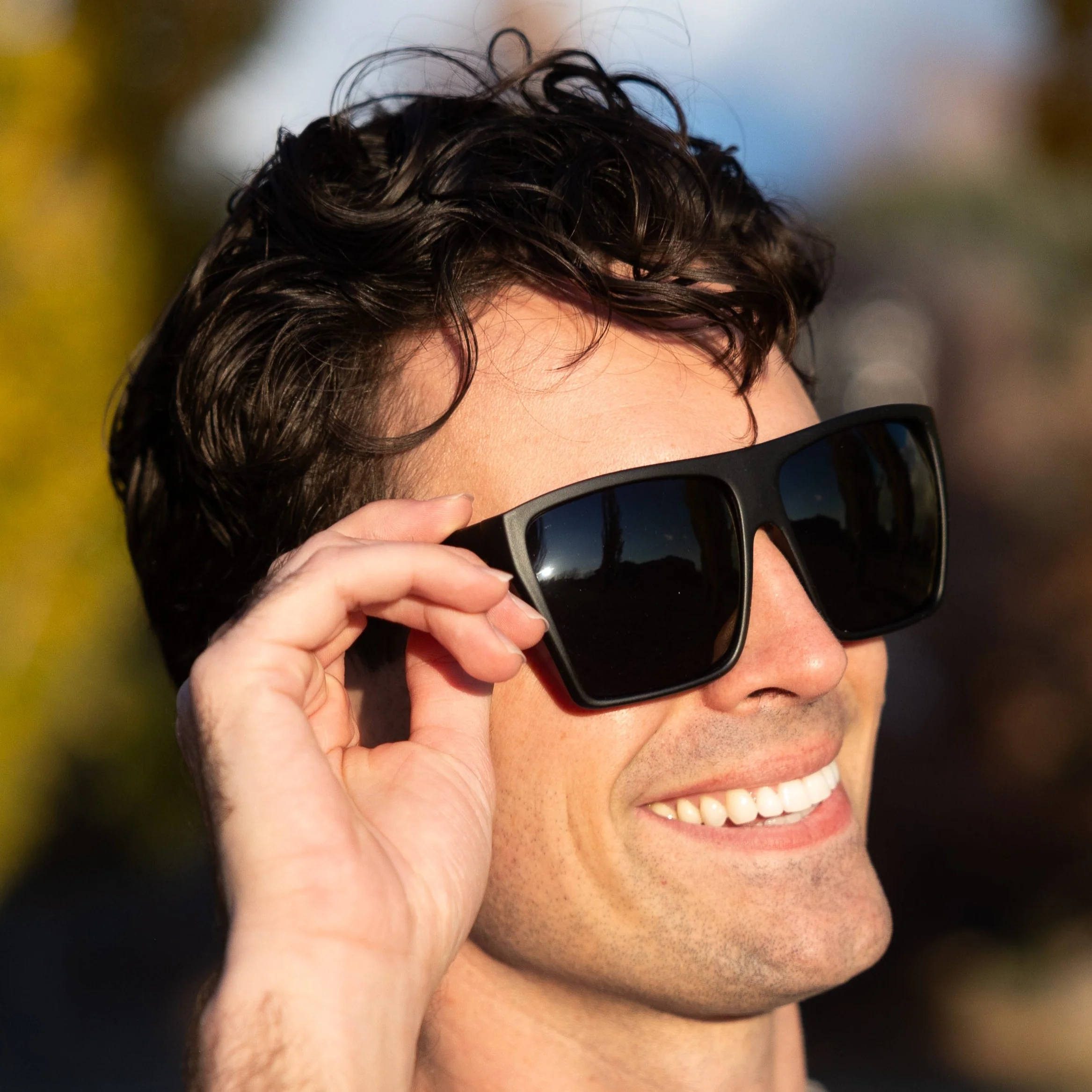 JERI Super Dark Lens Square Sunglasses - Image 10