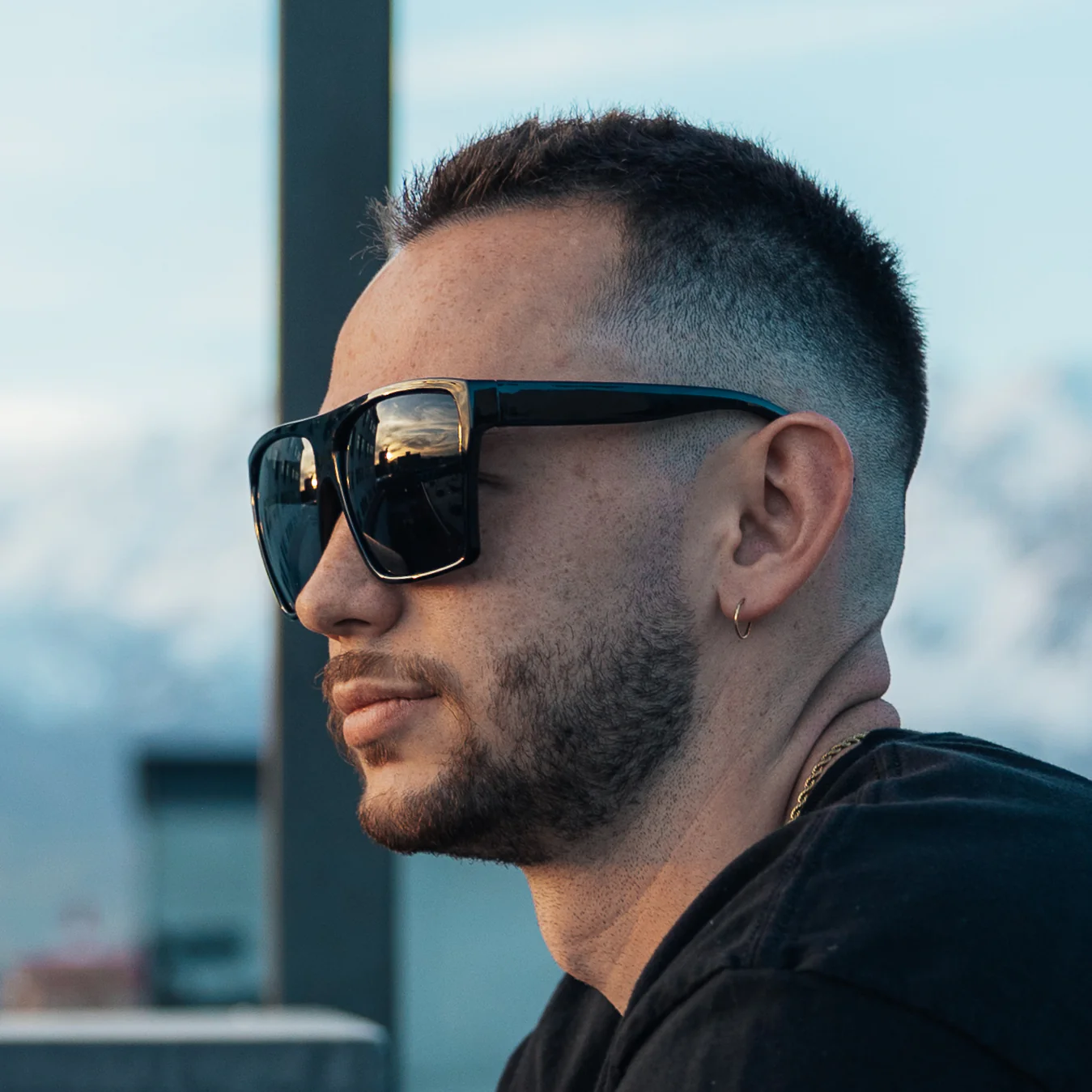 JERI Super Dark Lens Square Sunglasses - Image 8