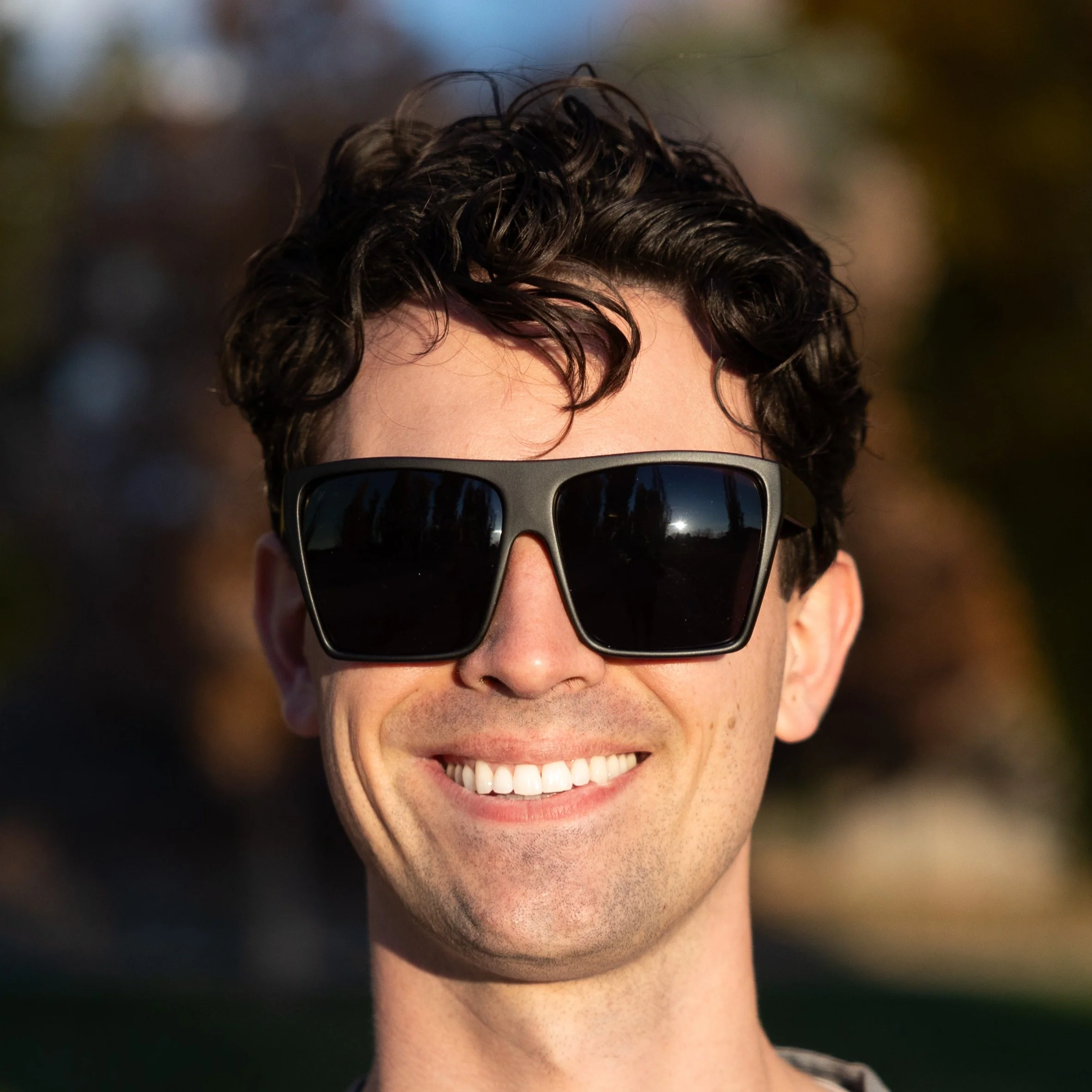 JERI Super Dark Lens Square Sunglasses - Image 9