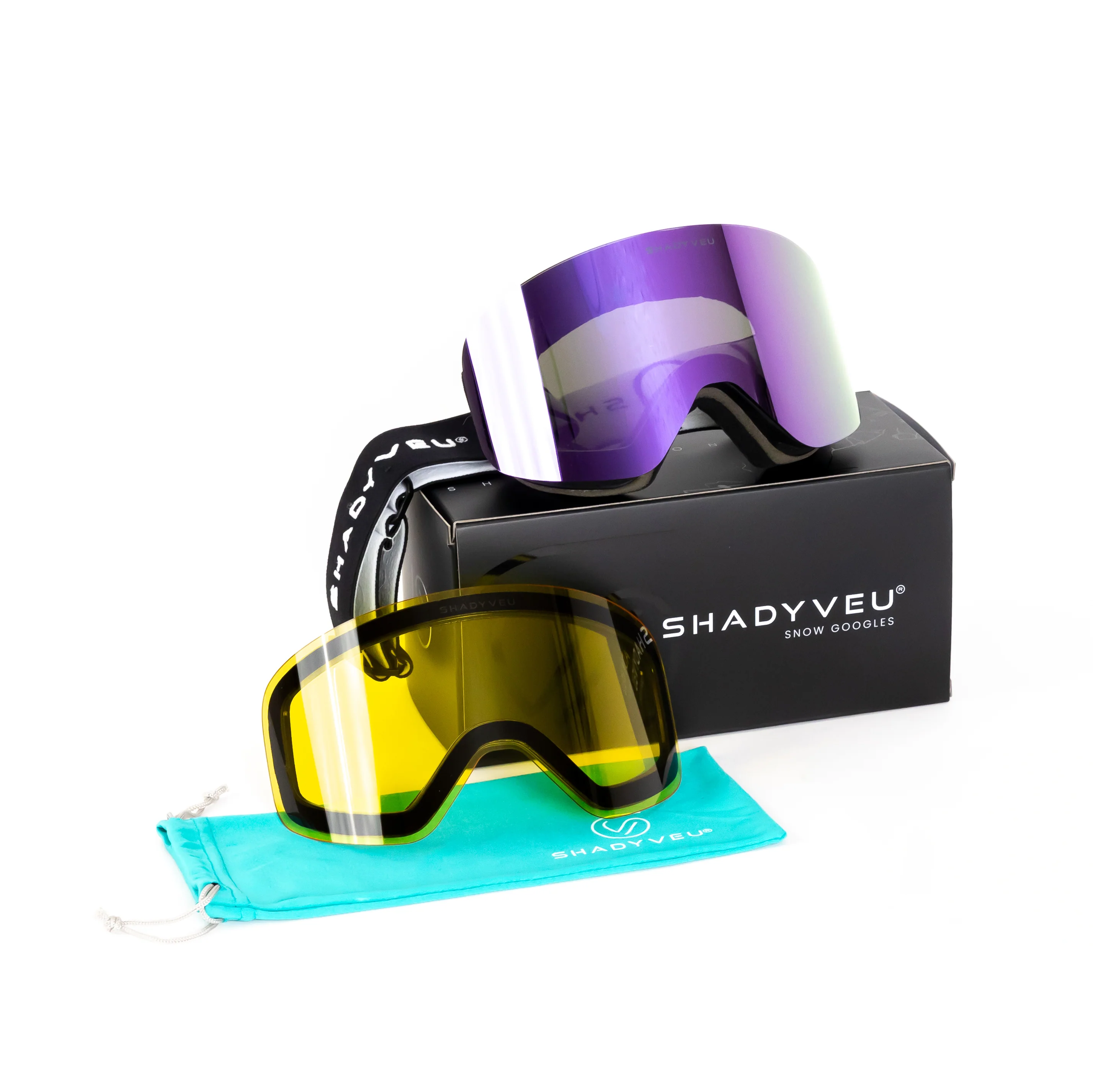 Nova Pink Peak Ski Snowboard Winter Sports Goggles - Image 3