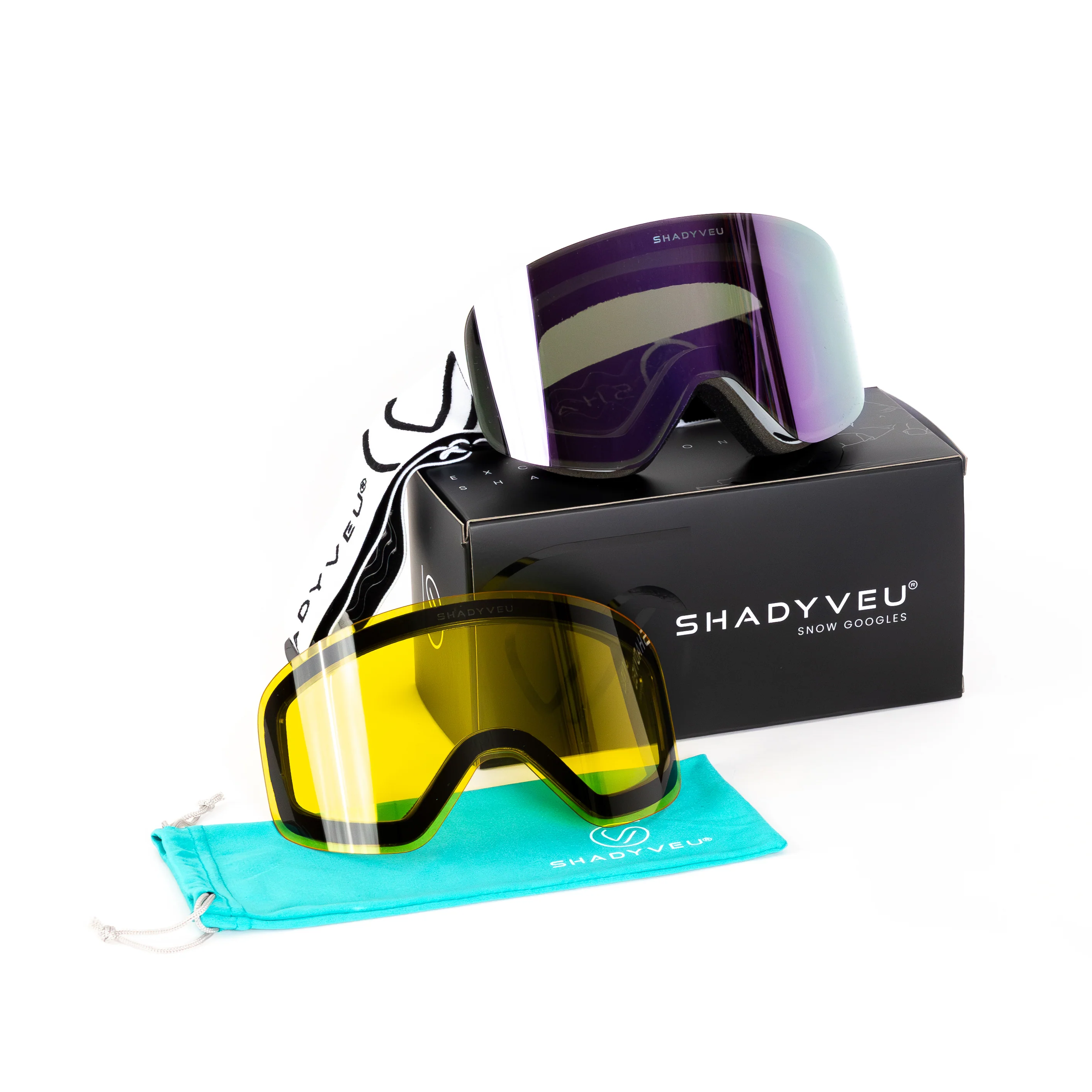 Nova Pink Peak Ski Snowboard Winter Sports Goggles - Image 6