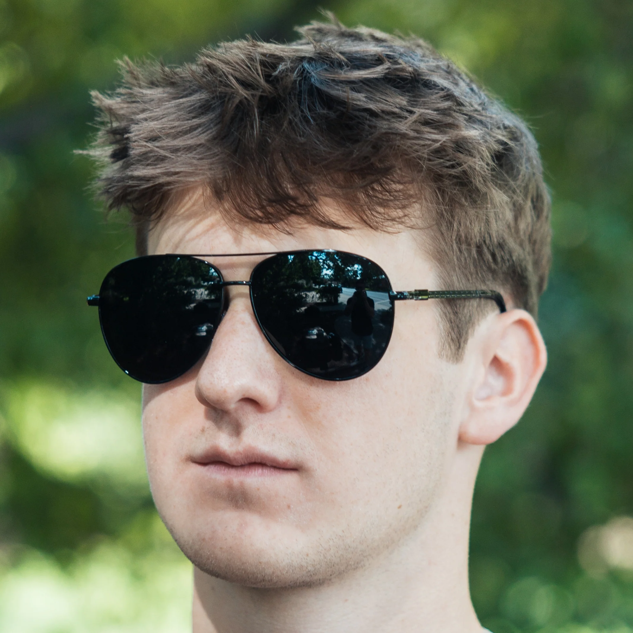 ZEN Oversized Aviator Super Dark Sunglasses - Image 10